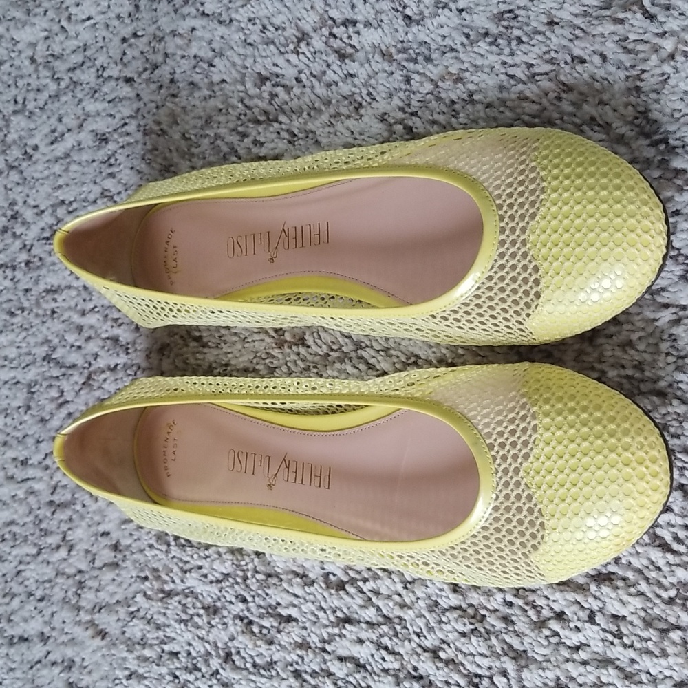 Palter deLiso shoes,yellow, size 39.5